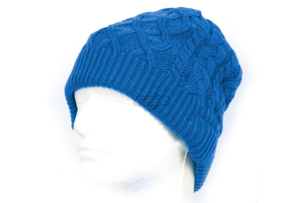 Tenergy Bluetooth Beanie Braided Cable Knit ( Blue )
