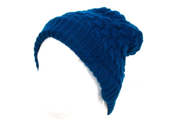 Tenergy Bluetooth Beanie Wave Lattice Knit ( Dark Blue )