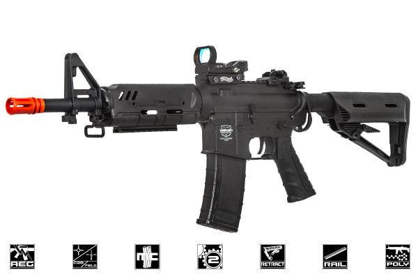 Valken Battle Machine MOD-EC Carbine AEG Version 2 Airsoft Rifle ( Black )