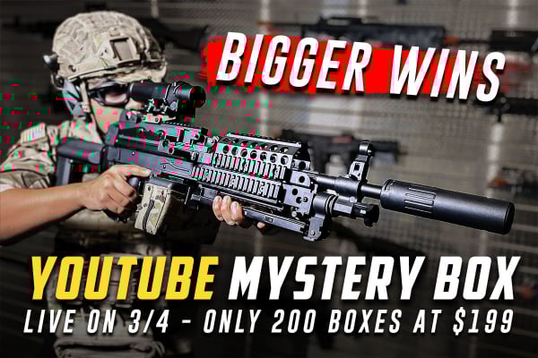 The BIGGER WINS YouTube Unboxing Airsoft Mystery Box ( Only 200 Boxes )