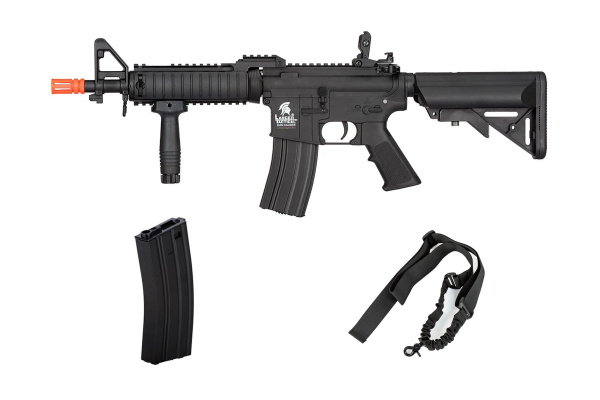 Combat Load Package #1 ft. Lancer Tactical Gen 2 M4 MK18 AEG Airsoft Rifle ( Black )