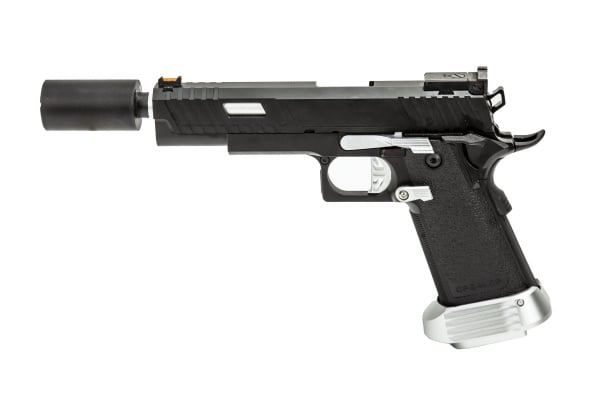 Airsoft GI Custom Sigurd Hi-Capa Gas Blowback Pistol ( Black / Silver )