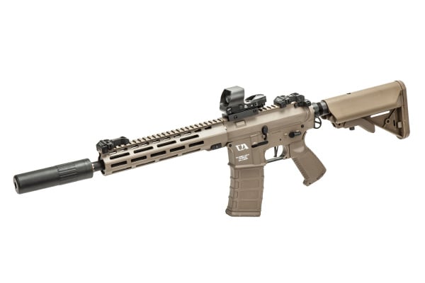 Classic Army Skirmish ECS ML10 M4 Carbine AEG Airsoft Rifle Field Ready Combo (Dark Earth)