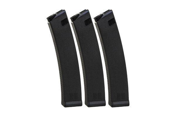 KWA QRF Mod 1 80 rd. Mid Cap AEG Magazine - 3 Pack ( Black )