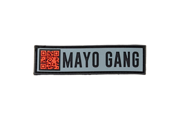 Mayo Gang Tab Airsoft GI Limited Edition PVC Patch ( Gray )