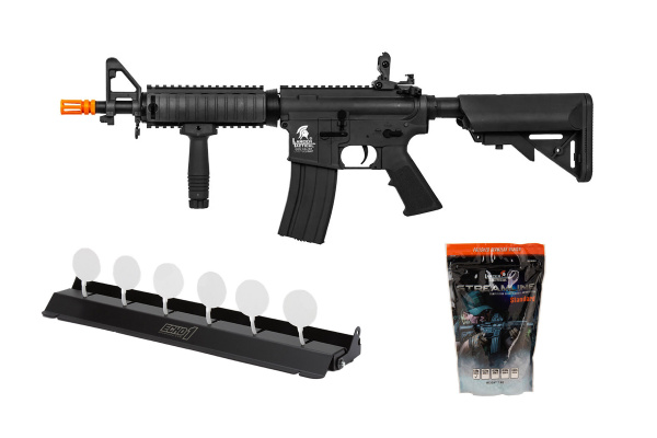 Plate Rack Challenge Package #1 Ft. Lancer Tactical LT02B Gen 2 AEG ( Black )