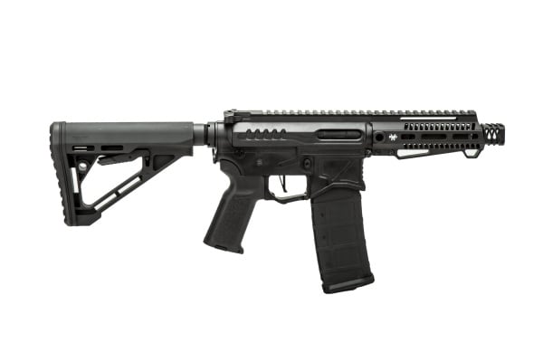 Zion Arms Full Metal R15 Short Barrel AEG Airsoft Rifle W/ ETU (Black)