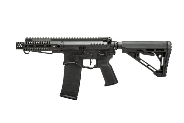 Zion Arms Full Metal R15 Short Barrel AEG Airsoft Rifle W/ ETU (Black)