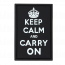 Condor Outdoor Keep Calm & Carry PVC Patch (White)