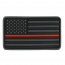 Condor Outdoor Mini US Flag Patch PVC (Red Line)