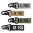 Condor Outdoor Blood Type Key Chain (Coyote Brown/A Positive)