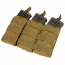 Condor Outdoor Triple M4/M16 Open-Top Mag Pouch (Coyote Brown)