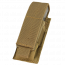 Condor Outdoor MOLLE Single Pistol Magazine Pouch (Coyote)