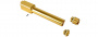 Laylax 2 Way Fixed Non-Recoiling Outer Barrel for Umarex Glock 17 Gen 4 (Gold) (daily shocker)