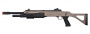 BO Manufacturer FABARM STF/12 Long Barrel Shotgun With Fixed Stock (Dark Earth/Black)