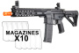 Lancer Tactical Gen 4 Predator 10" SBR AEG w/ Aster ETU 10 Pack Mag Combo (daily shocker)