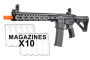 Lancer Tactical Gen 4 Predator 13" SBR AEG w/ Aster ETU  10 Pack Mag Combo (daily shocker)