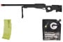 Well M1196B Bolt Action Airsoft Sniper Rifle W/ Folding Stock Ammo Combo