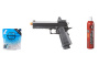 Raven 5.1 Hi-Capa w/ Red Dot GBB Airsoft Pistol Green Gas Combo