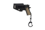Tac 9 Tactical Detachable Mini 1911 Pistol Keychain with Holster (Black & Tan)