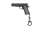 Tac 9 Tactical Detachable Mini 1911 Pistol Keychain (Black & Tan)