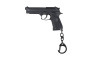 Tac 9 Tactical Detachable Mini M9 Pistol Keychain (Black)