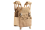 Lancer Tactical Laser Cut MOLLE Plate Carrier (Tan) (daily shocker)