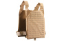 Lancer Tactical Low Profile Laser Cut MOLLE Plate Carrier (Tan) (daily shocker)