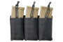 Lancer Tactical Laser Cut Triple AR 30 Round Magazine Pouch (Black) (daily shocker)