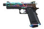 Airsoft GI Custom Oculus 4.3 Hi-Capa Gas Blowback Airsoft Pistol