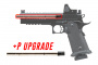 Lancer Tactical Knightshade Hi-Capa Gas Blowback Airsoft Pistol w/ Reflex Red Dot Sight Performance + (Blue)
