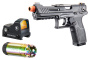 Lancer Tactical LTX Competition GBB Airsoft Pistol Field Ready Combo (daily shocker)