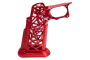 Dr. Black CNC Aluminum Type B Grip for Tokyo Marui Hi-Capa GBB Airsoft Pistols (Red)