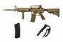 Combat Load Package #9 ft. Lancer Tactical LT04T Gen 2 SOPMOD M4 RIS Carbine AEG Airsoft Rifle (Tan)
