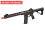 AIRSOFTGI CUSTOM STORM MGC4 MK2 FULL METAL AEG AIRSOFT RIFLE W/ ETU (BLACK & RED)