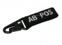 Condor Outdoor AB Positive Blood Type Key Chain (Black)