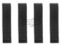 Condor Outdoor 4" MOD Straps Molle 4 pack (Black)