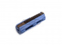 Lancer Tactical Fiber Reinforced Light Weight Metal Tooth Piston by SHS (Blue) (daily shocker)