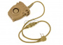 Lancer Tactical Type A Motorola 2 Pin Version PTT (Flat Dark Earth)  (daily shocker)