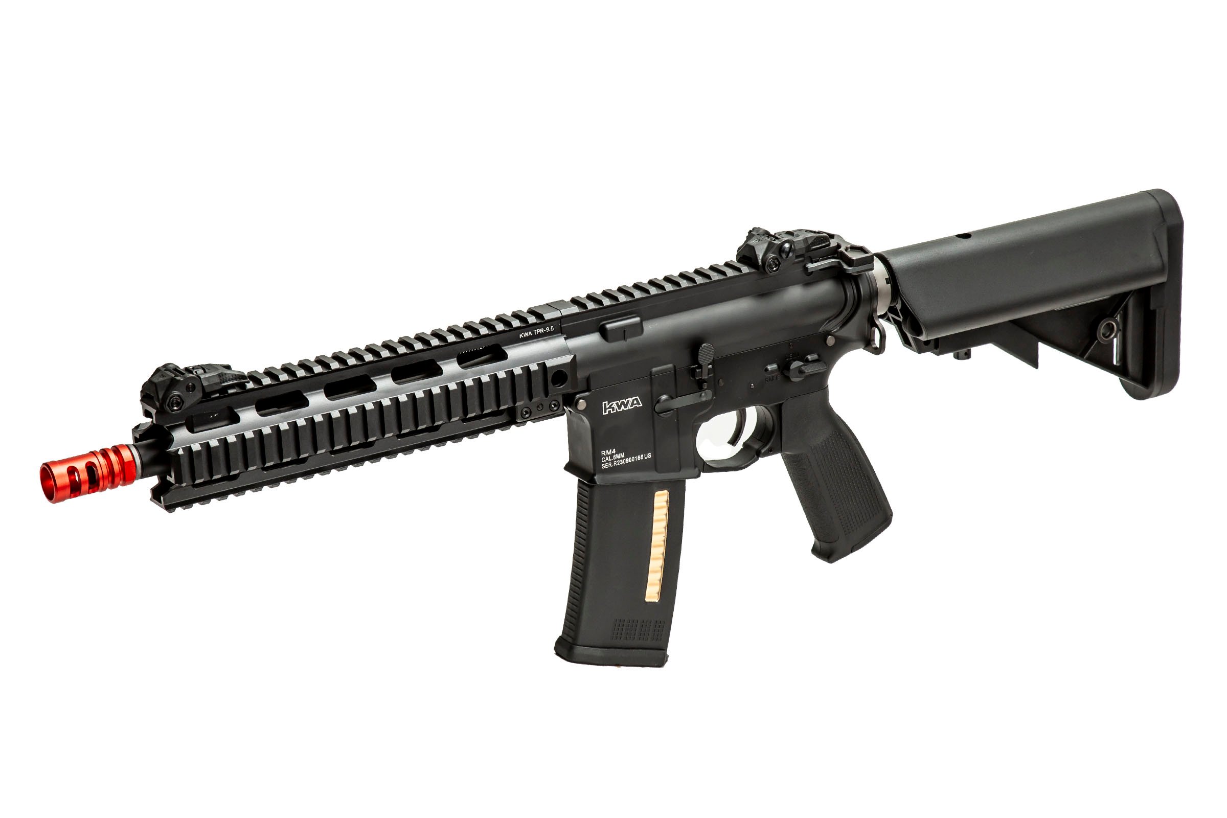 KWA Q10 RM4 3.0+ ELECTRIC RECOIL GUN AEG AIRSOFT RIFLE ( BLACK )