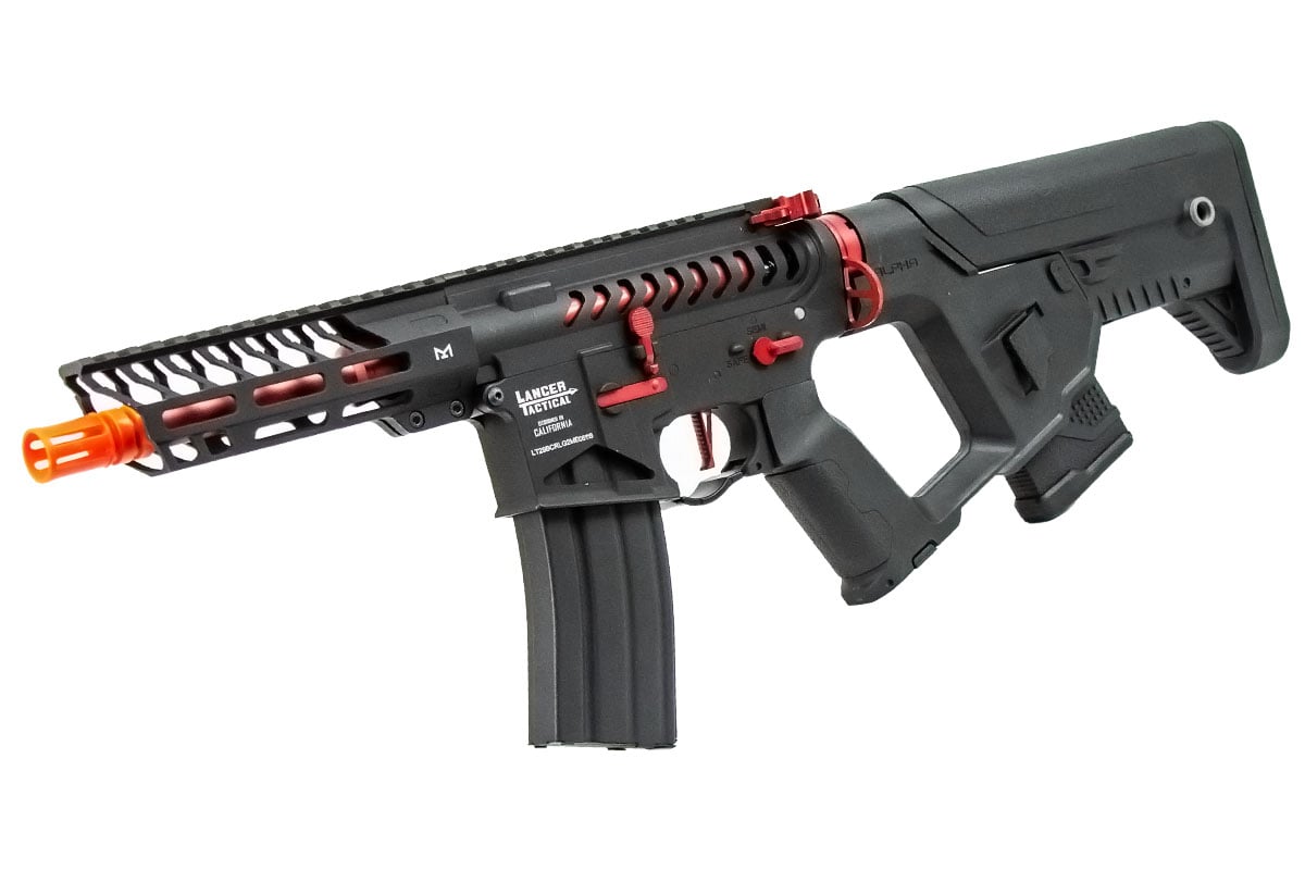 Lancer Tactical Enforcer NEEDLETAIL Skeleton AEG Airsoft Rifle w/ Alpha