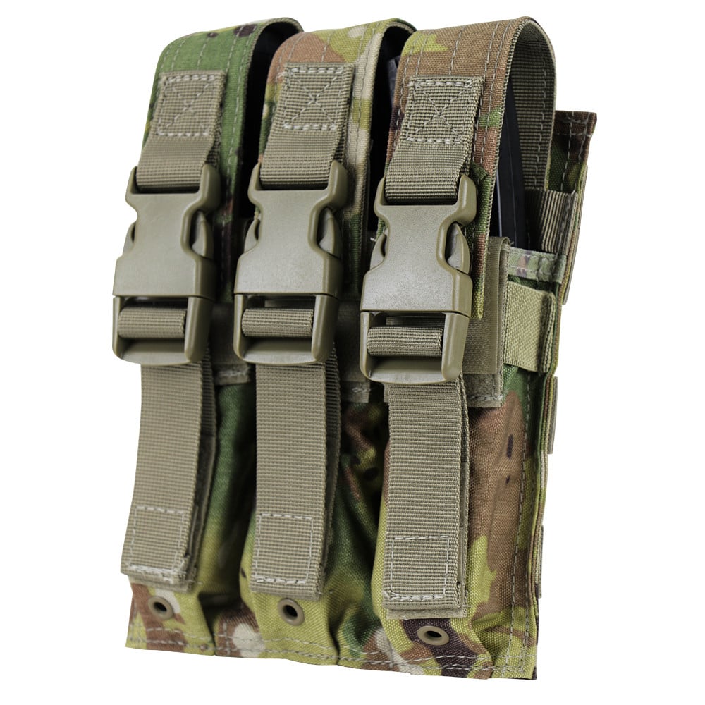 Tactical Airsoft Fast Mag Pouch Holster MP5 MP7 Molle Belt System Magazine Set 