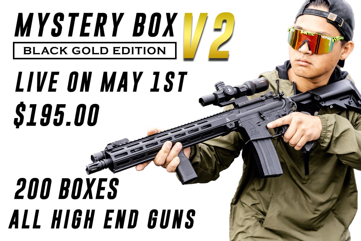 Airsoft GI Black & Gold Edition Mystery Box V2 W/ Free Shipping (ONLY
