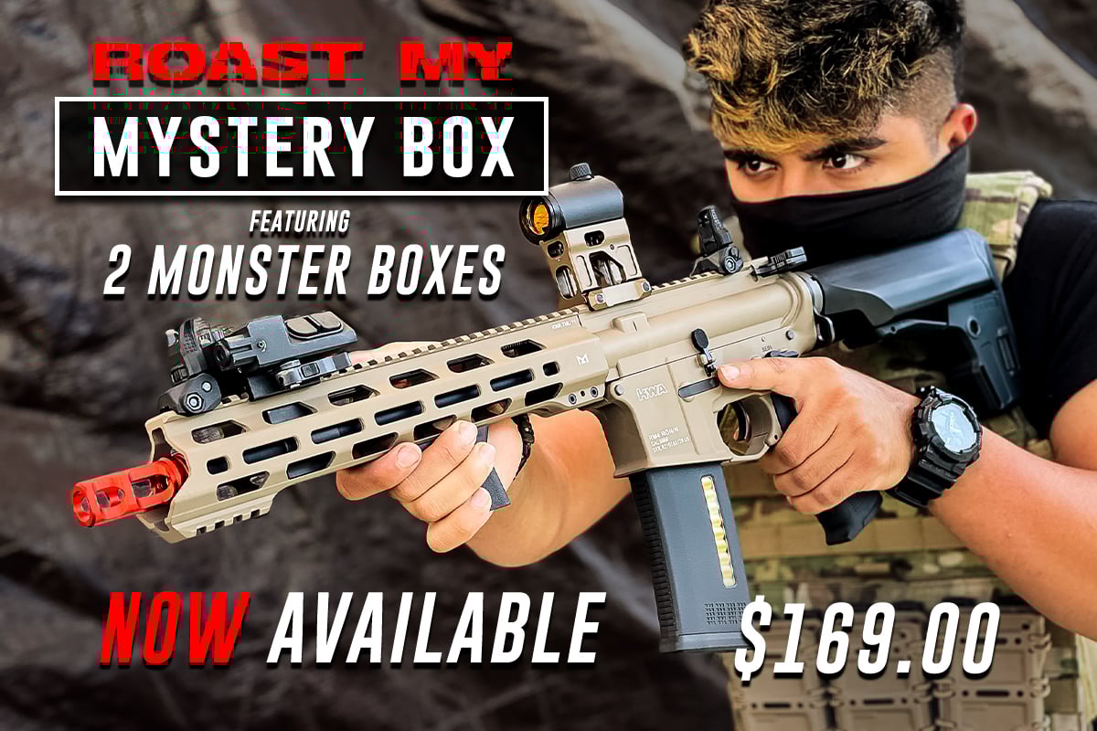 Roast My Airsoft Mystery Box 9 Ft. KWA, G&G, LCT, JAG, Krytac, & 2