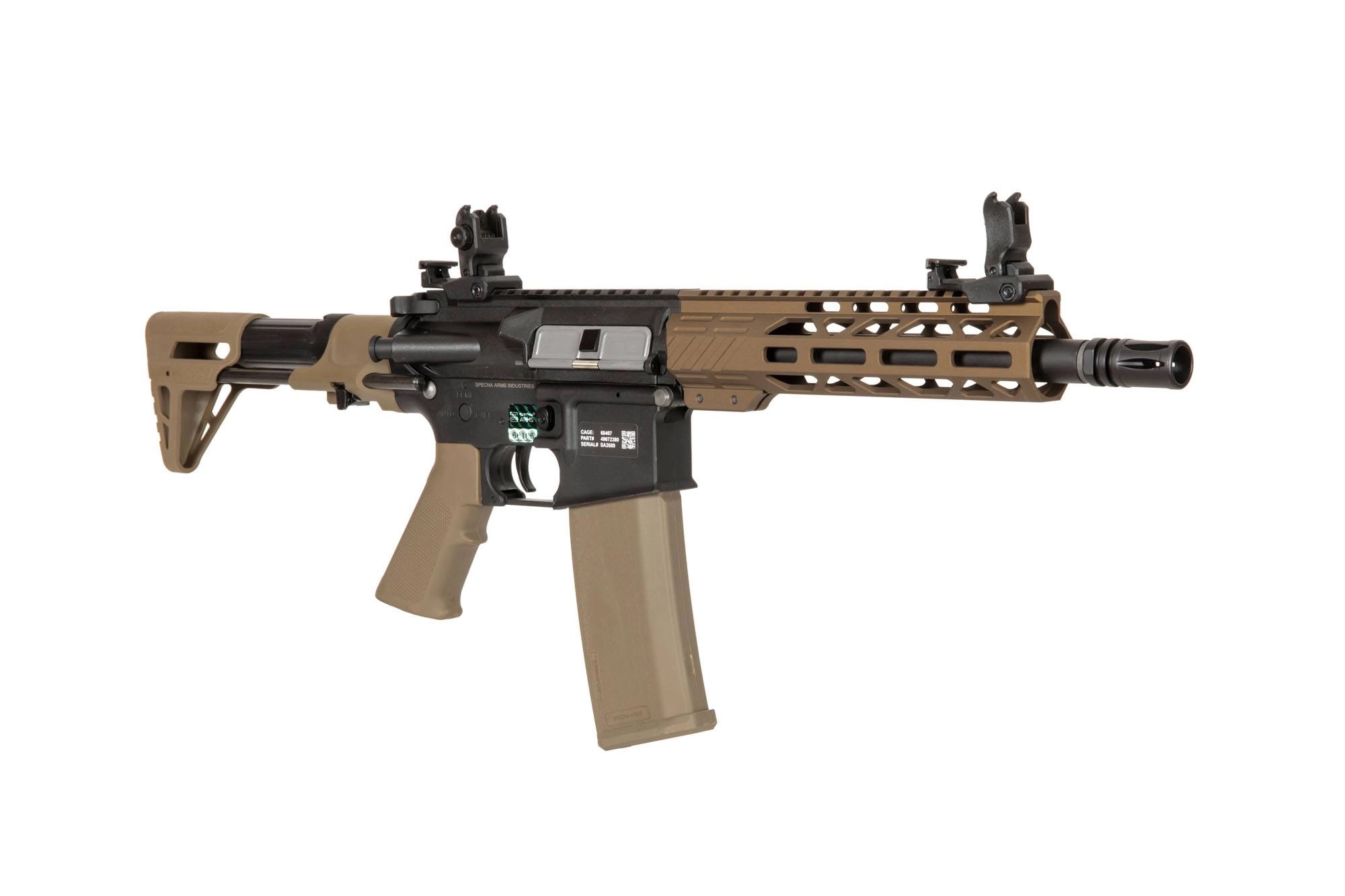 Specna Arms Core SA-C25 PDW M4 AEG Airsoft Rifle (Tan)