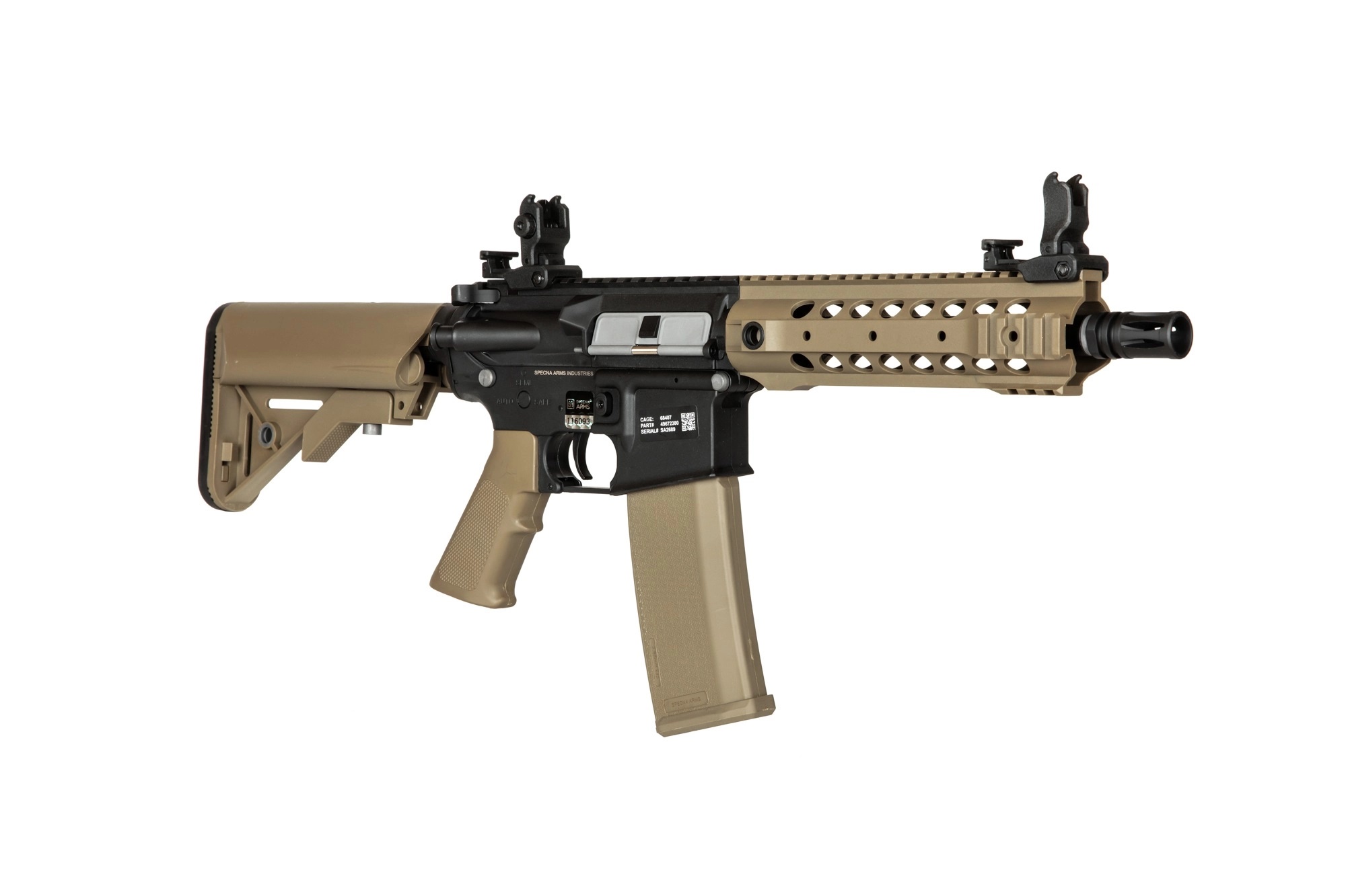 Specna Arms Flex SA-F01-HT URX M4 AEG Airsoft Gun (Black & Tan)